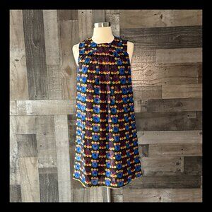 Anna Sui x Target GoGo mod metallic mini dress xsmall dark feminine whimsigoth